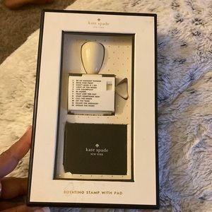 Kate spade rotating stamp with pad